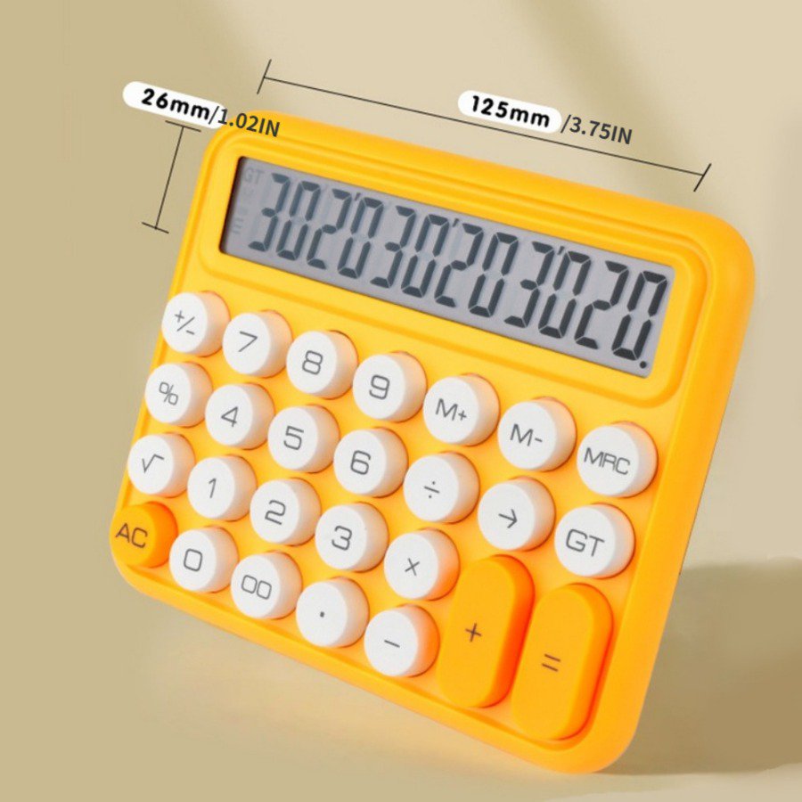 다채로운 색상의 대형 버튼 계산기