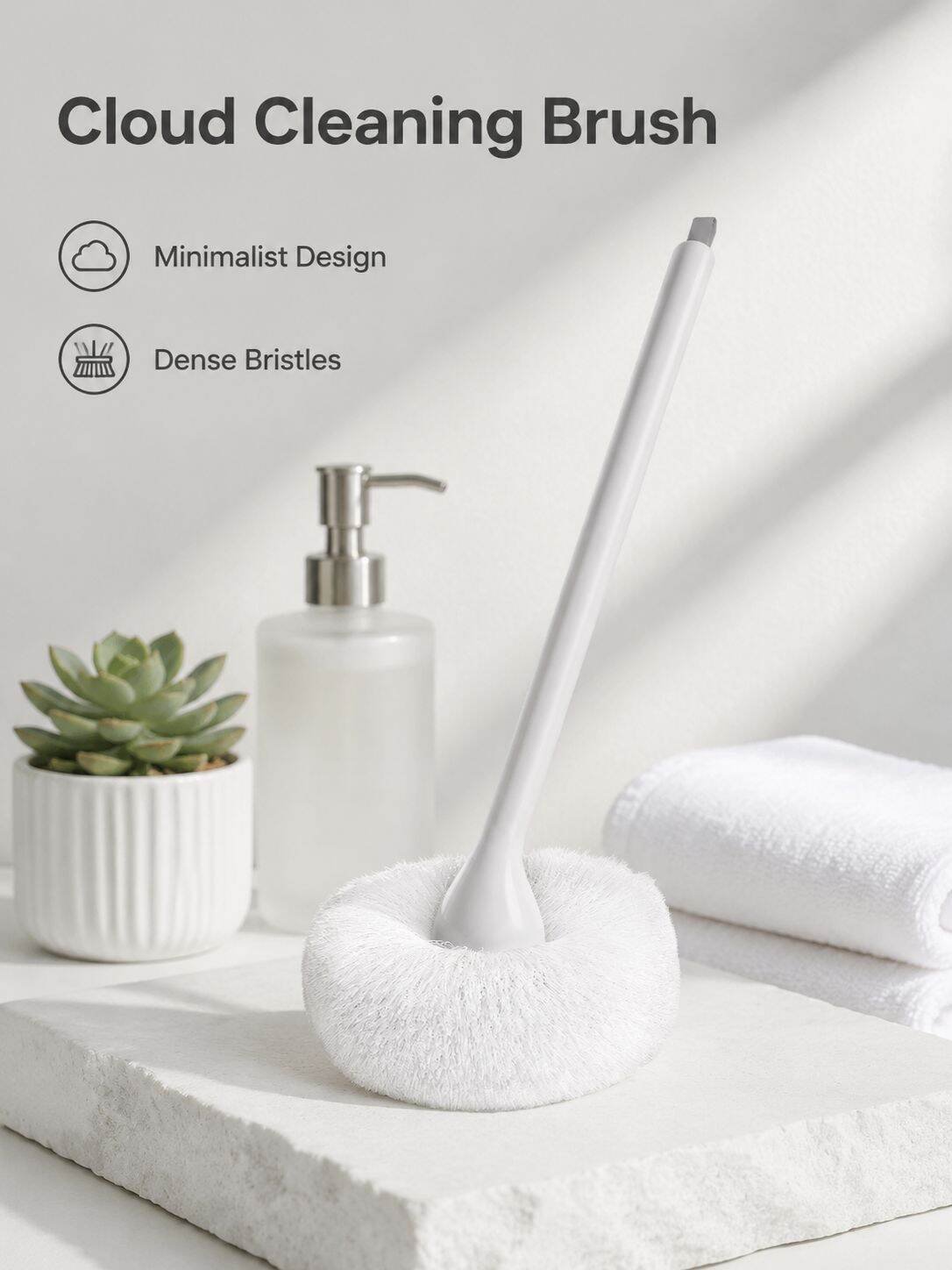 Bathroom Cloud Cleaning Brush