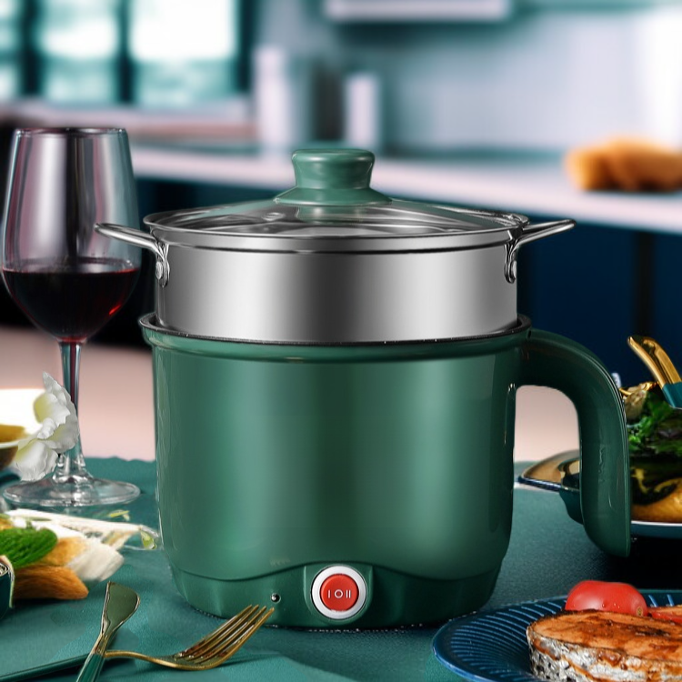 小型多機能電気鍋 家庭用低消費電力 安全な自動電源オフ設計