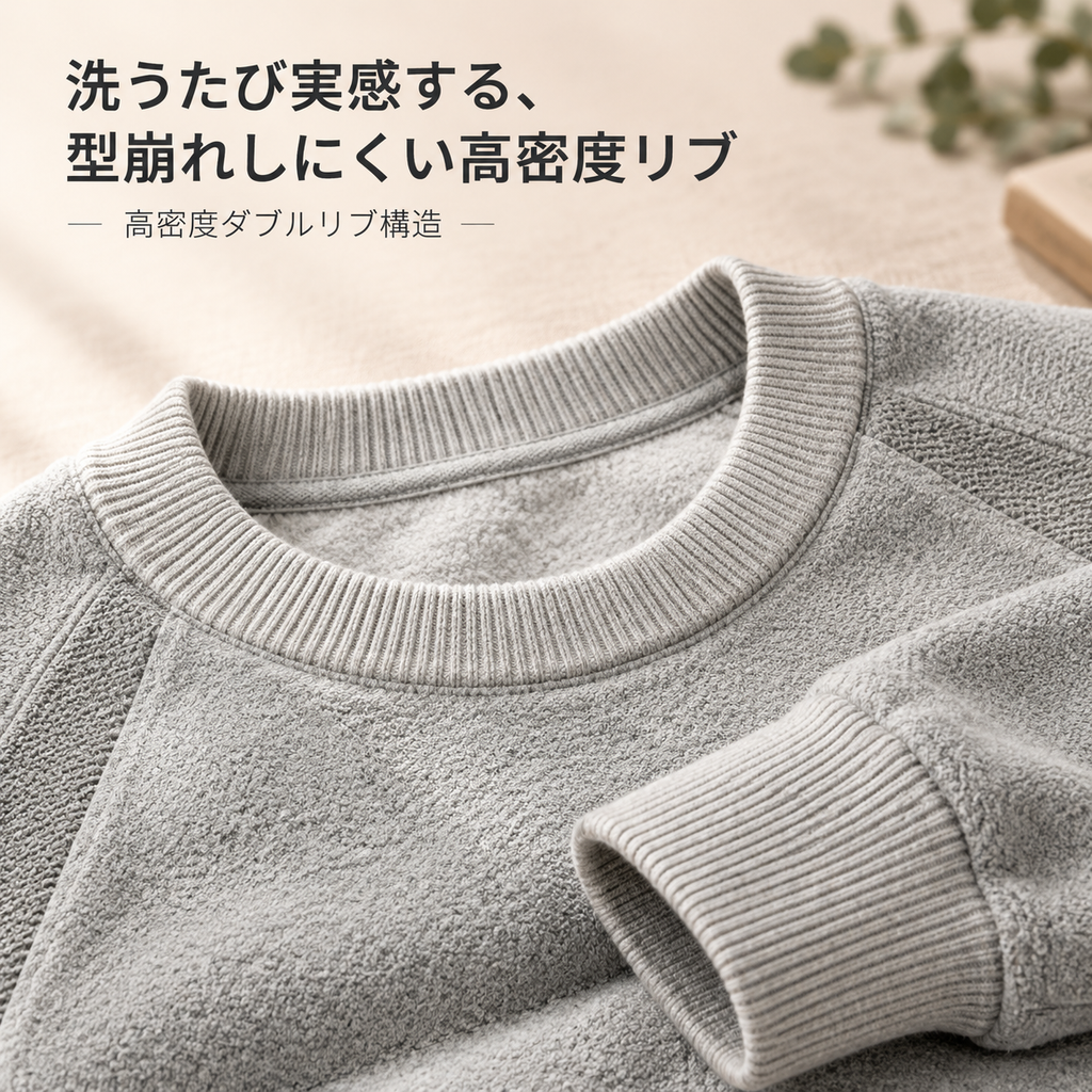 メンズ春秋長袖スウェットインナー