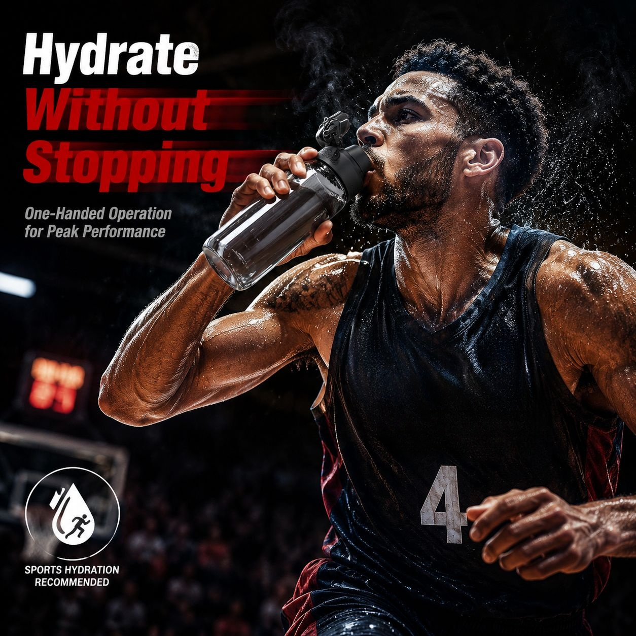 Large Capacity Plastic Water Bottle