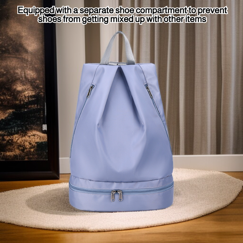 Dry and wet separation sports bag