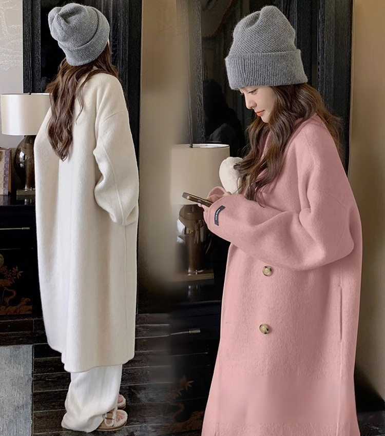 슬림핏 다운라인 울 코트