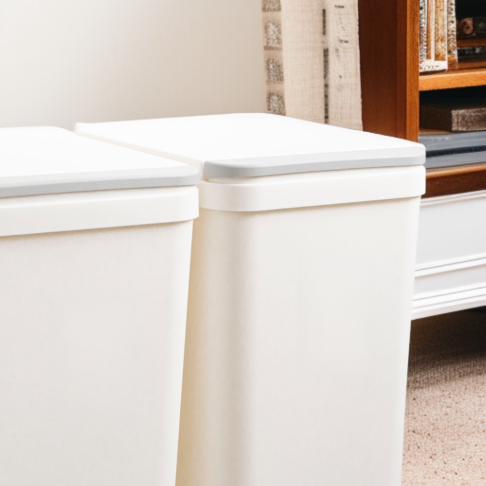 Velký chytrý plastový kuchyňský odpadkový koš s pedálem pro domácnost