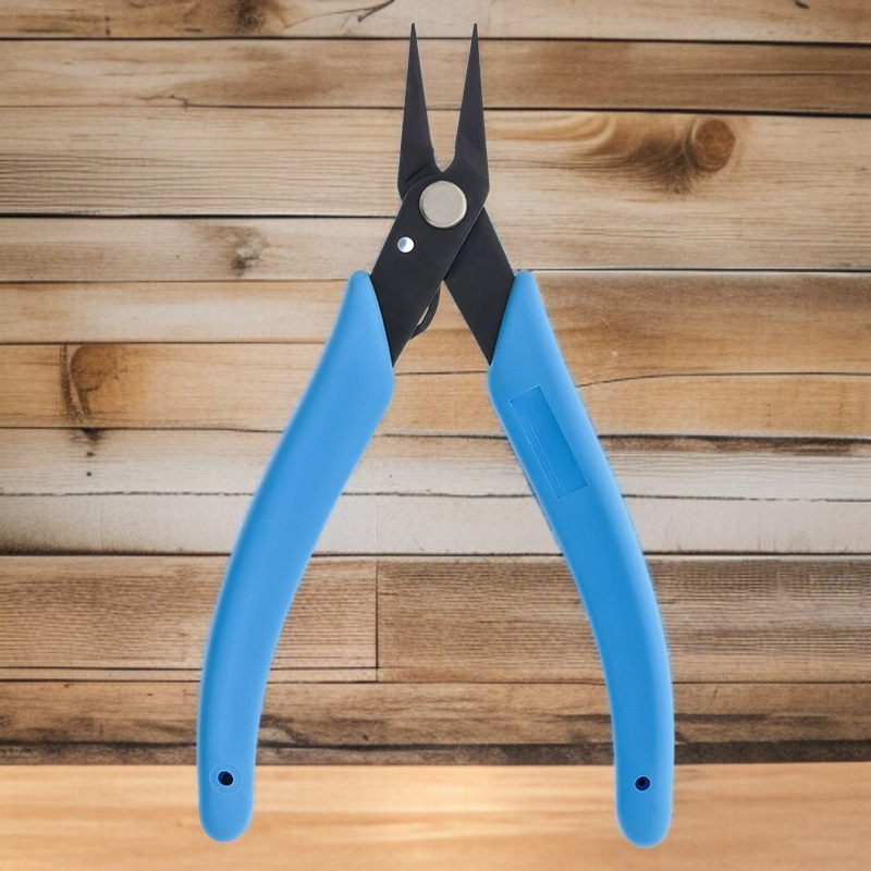 歯なし 細目ペンチ ワイヤーラップ延長プライヤー 精密素材ハンドビーズツール インチファインピンチジュエリープライヤー