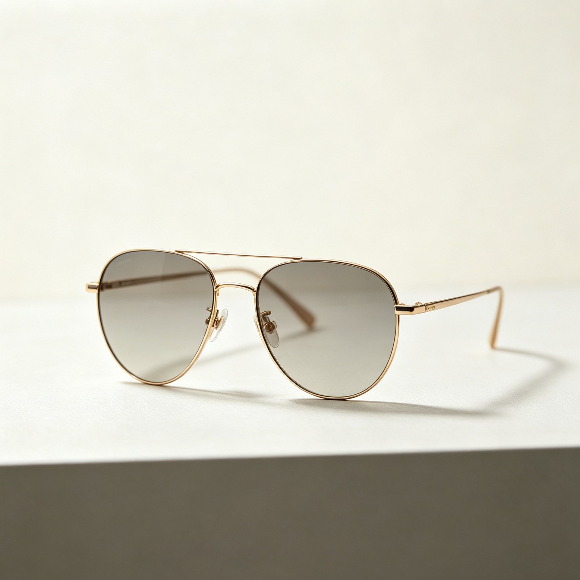 Trendy Gold Rim Sunglasses