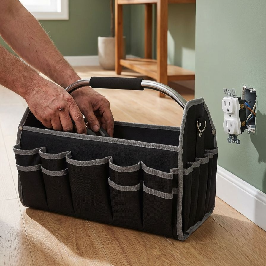 高品質素材を使用した工具収納バッグ