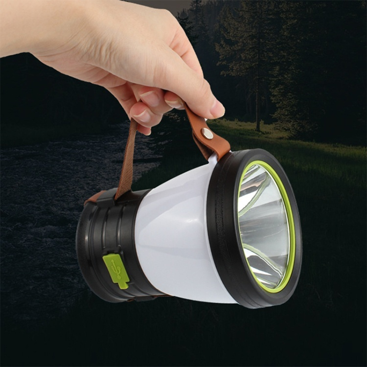 Solar camping portable searchlight