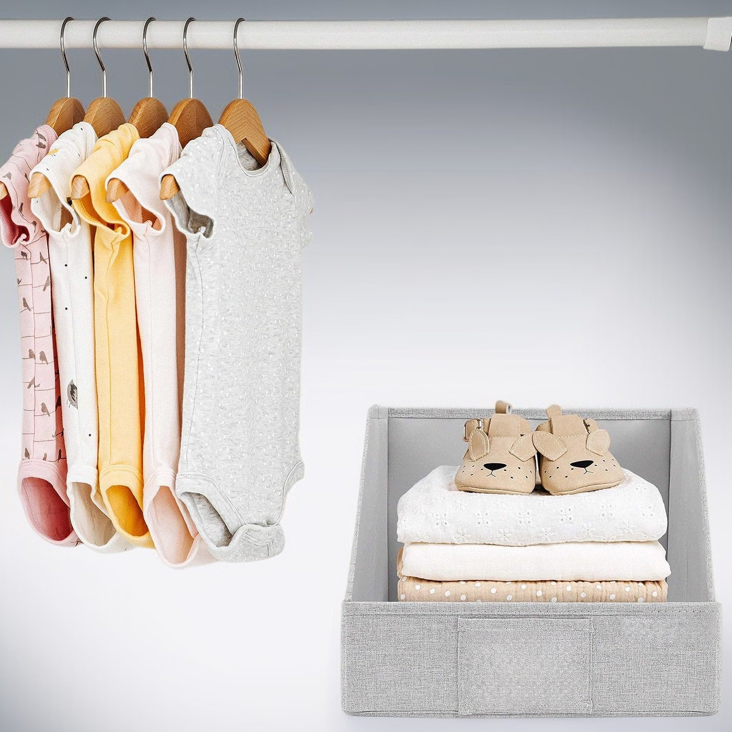 오픈 코튼 및 리넨 보관함