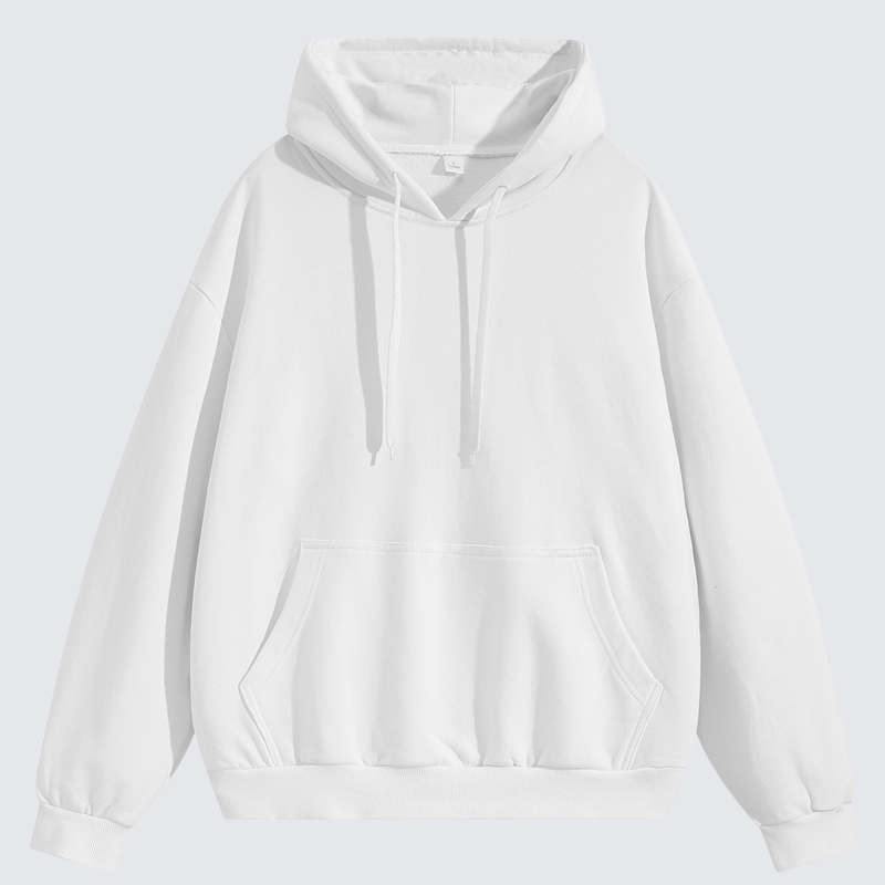簡約基礎純色連帽衛衣（男女同款）