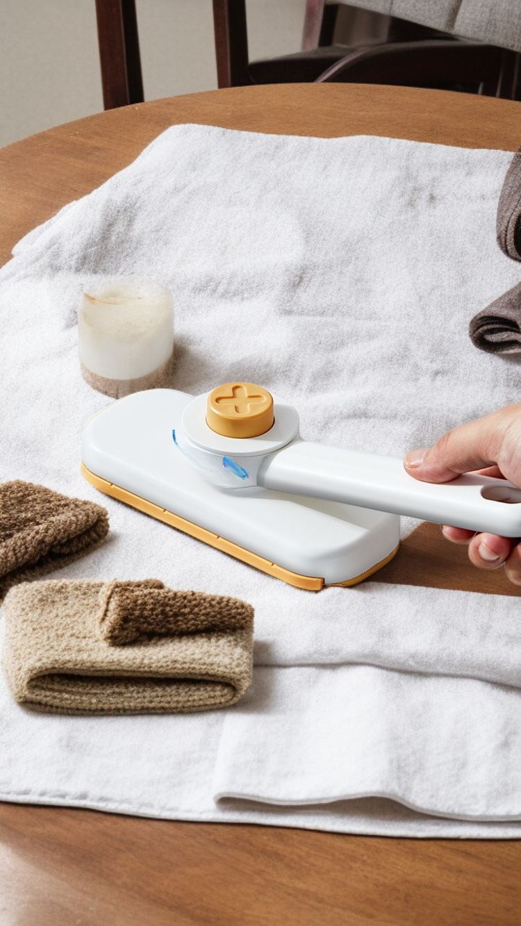 벽면 청소에 적합한 브러쉬 헤드 클로즈업