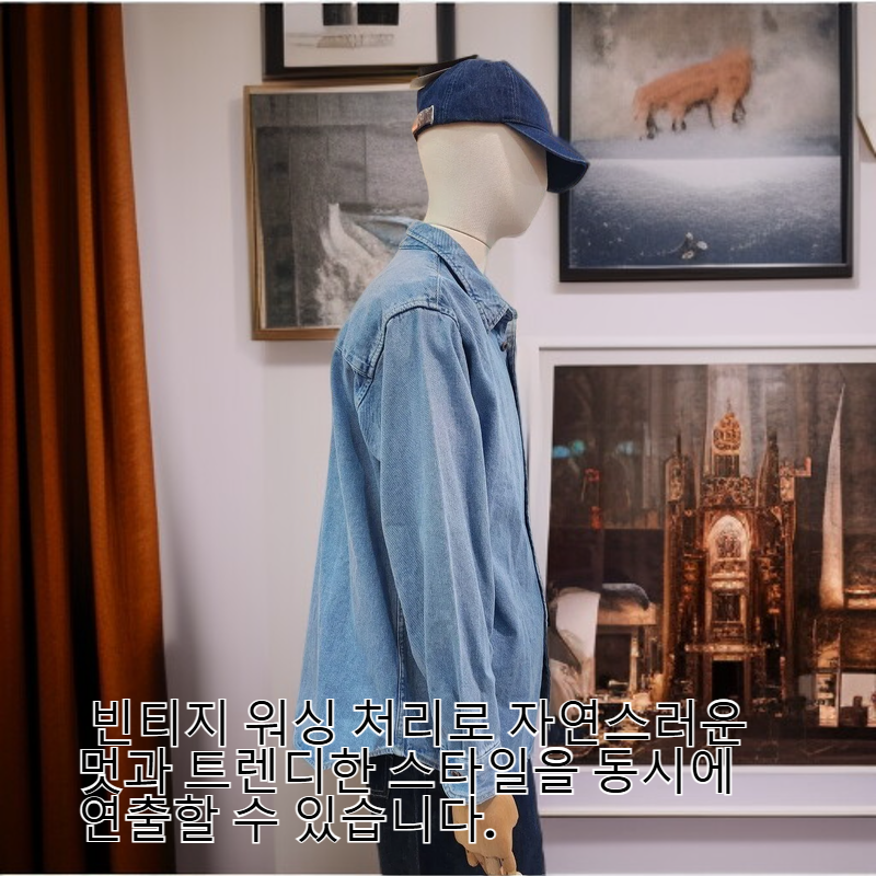  남자 린넨 반팔 셔츠 빈티지 워싱 스타일