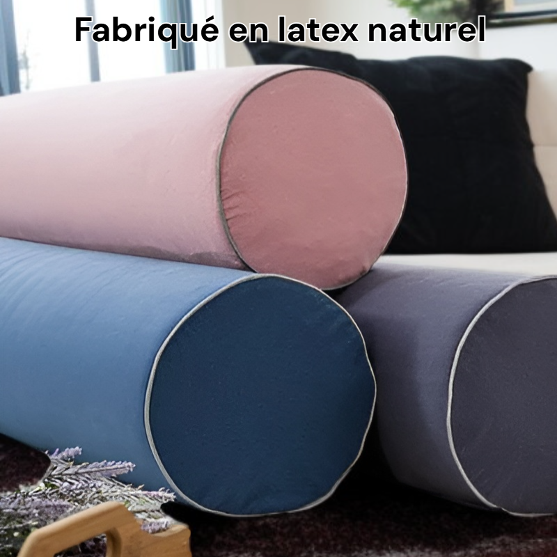 Coussin corporel en latex pour bien dormir avec housse confortable