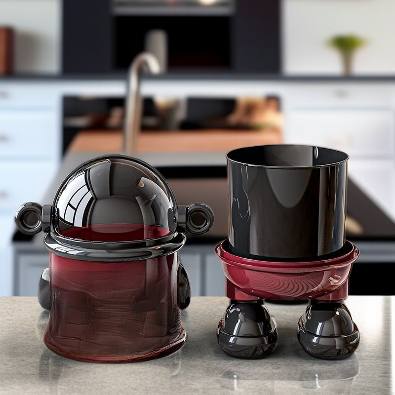 가정용 주방 플립형 대용량 뚜껑 수납통 플라스틱 두꺼운 휴지통