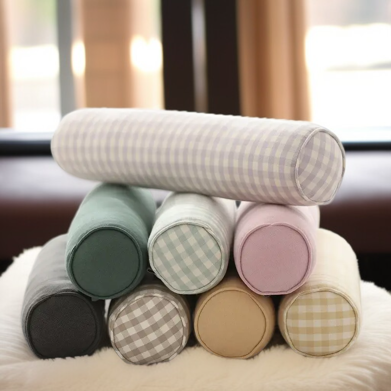  หมอนยาวสำหรับคุณแม่ตั้งครรภ์ ผลิตจากผ้าฝ้ายวอชซิ่ง ทรงกระบอก ใช้ได้กับโซฟา