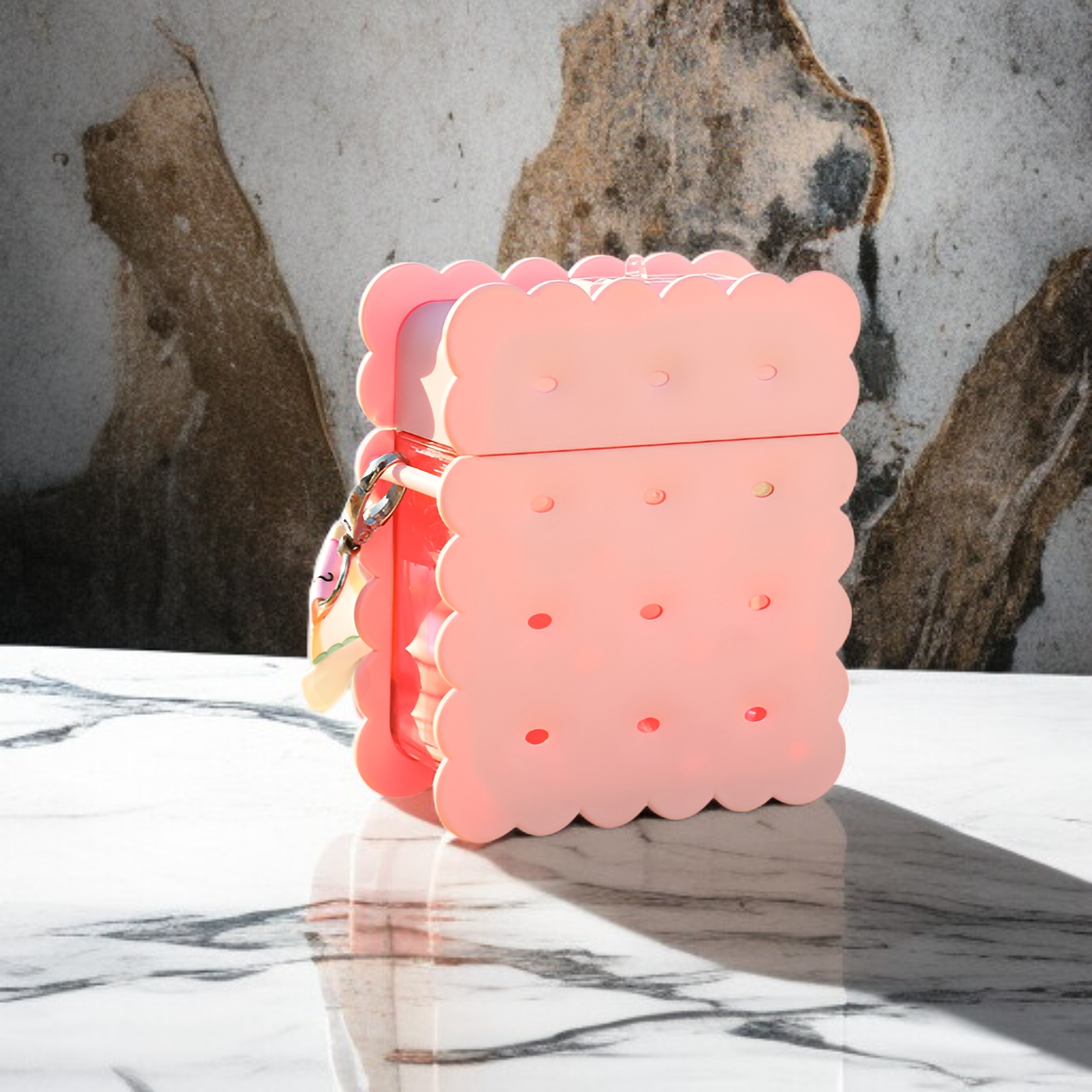 Creative cookie shaped straw water cup