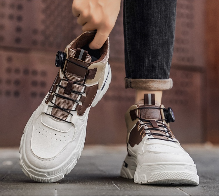 남성용 미끄럼 방지 마틴 부츠