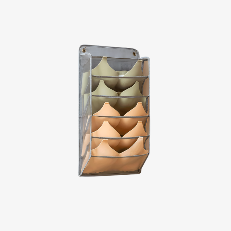 ワードローブ内の吊り下げ収納オーガナイザー