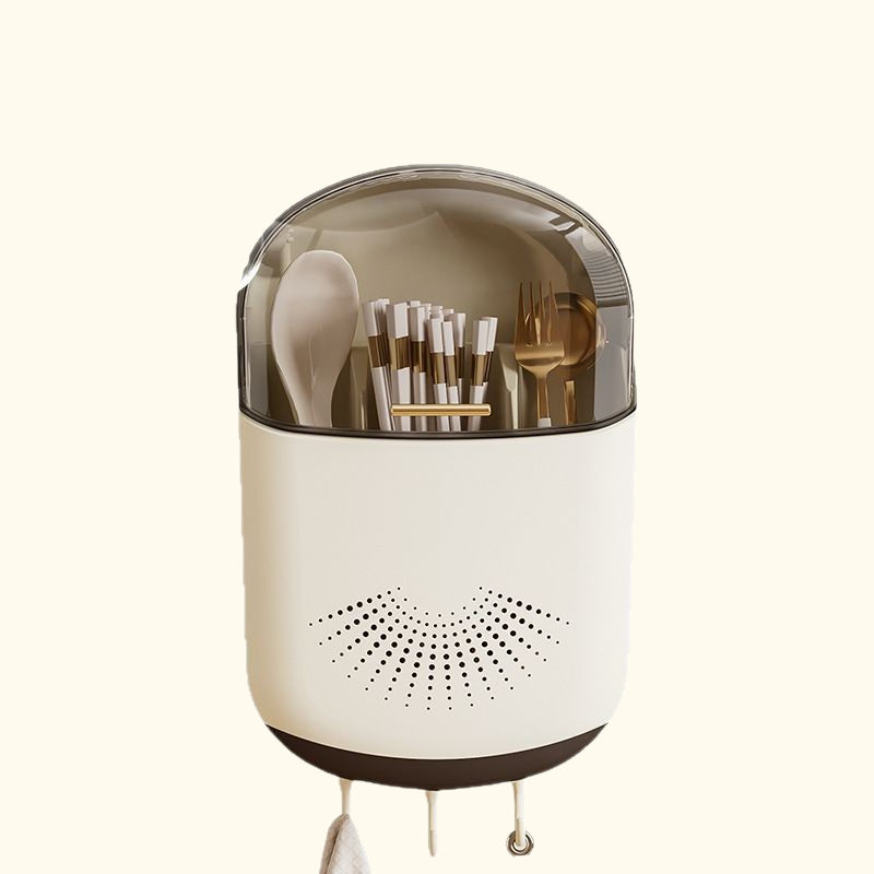 家庭用抗菌・穴あけ不要の箸立て