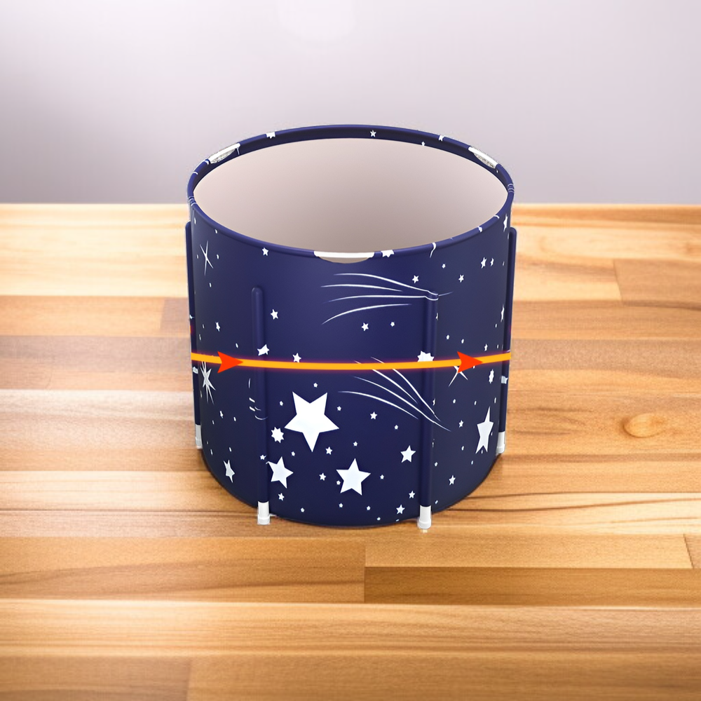 Duża, pogrubiona wanna kąpielowa