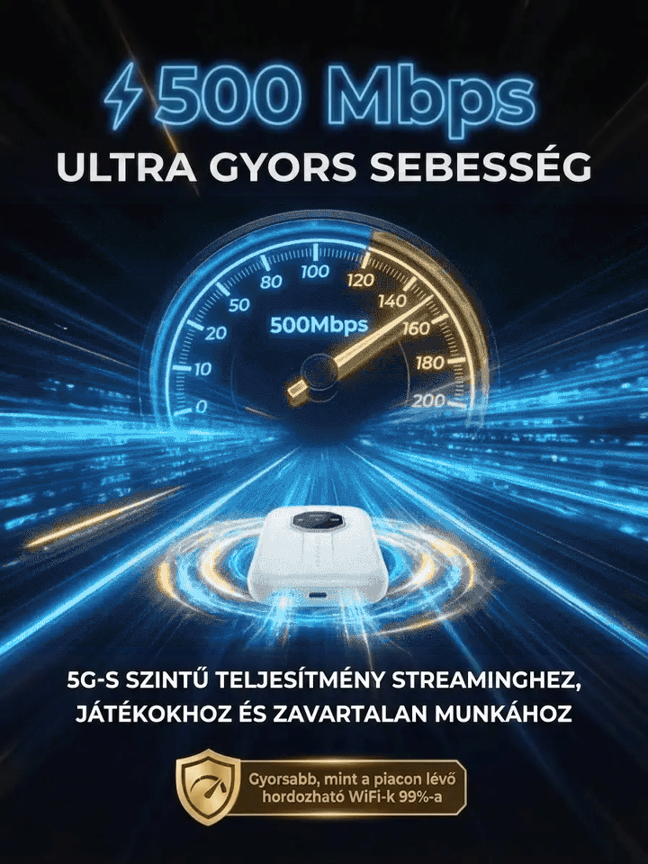 【Világszintű lefedettség, élethosszig tartó ingyenesség】Határtalan hordozható wifi
