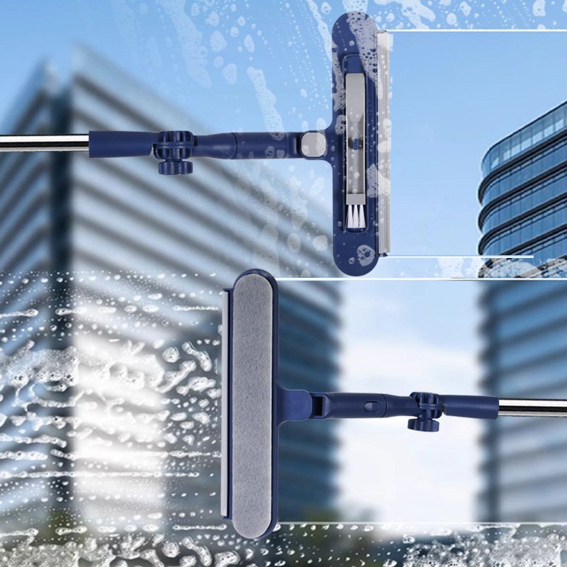 伸縮式両面ガラス掃除ツール