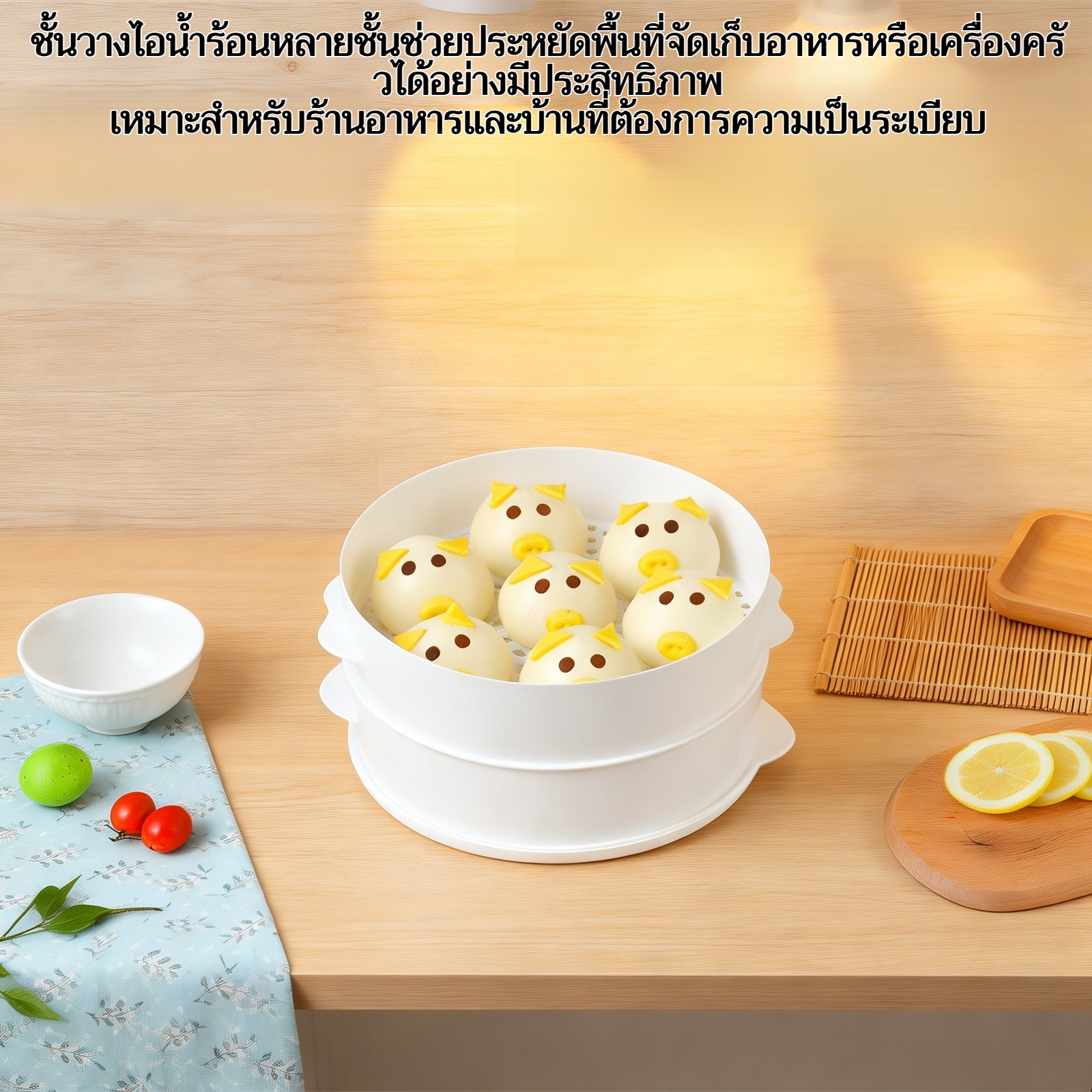 ชั้นวางไอน้ำร้อนหลายชั้น