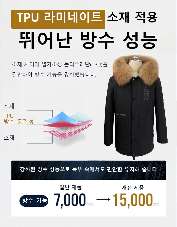 [충격 할인] 백화점 팝업 철수! 노마진 처분! 남성용 모피 파카