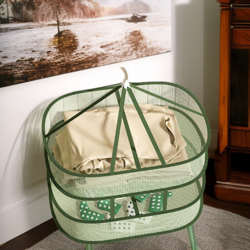 Haushalts-Wäschetrocknergestell im modernen Wohnraum