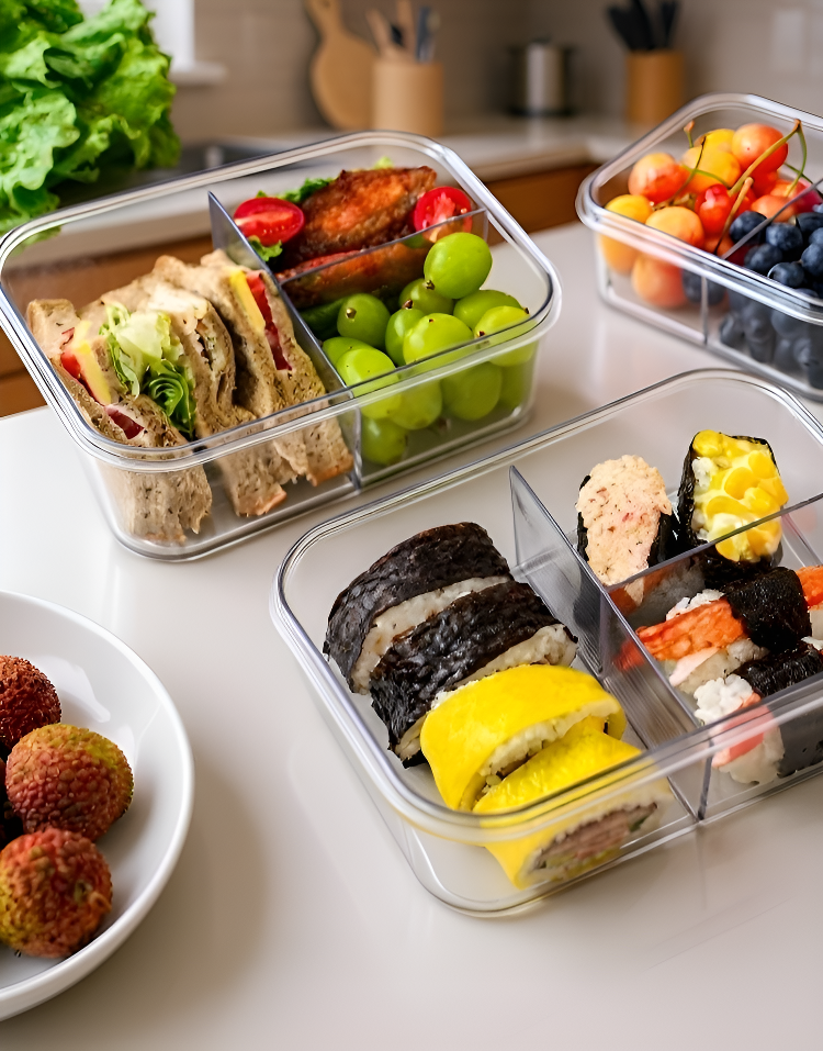 Stackable freezer compartments maximizing storage