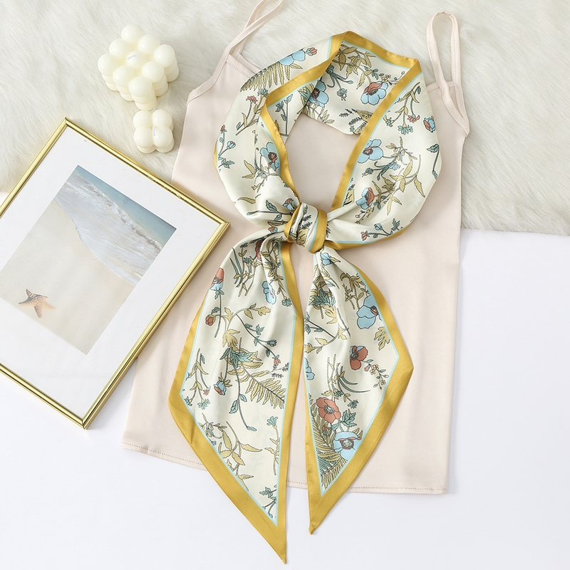 シルクスカーフとヘッドバンド