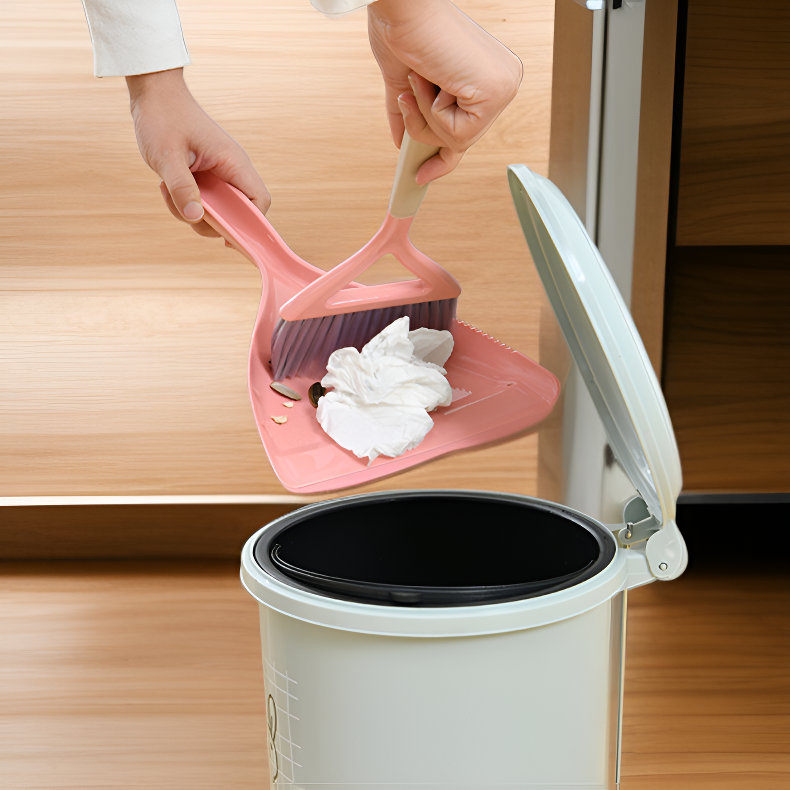 가정용 미니 빗자루와 쓰레받기 세트