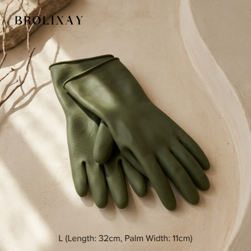 ถุงมือทนน้ำมันสำหรับงานครัวและงานหนัก