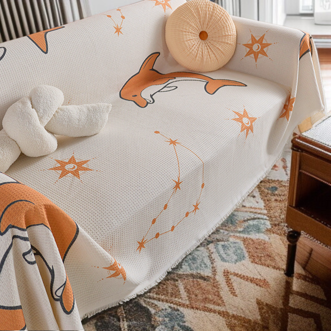 양면 풀커버 소파커버 미끄럼방지 풀커버 소파커버 셰닐 고양이잡기방지 소파커버