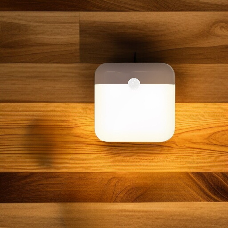스마트 인체감응 무드등 무선 에너지절약 조명 무드등 스퀘어 침실 무드등