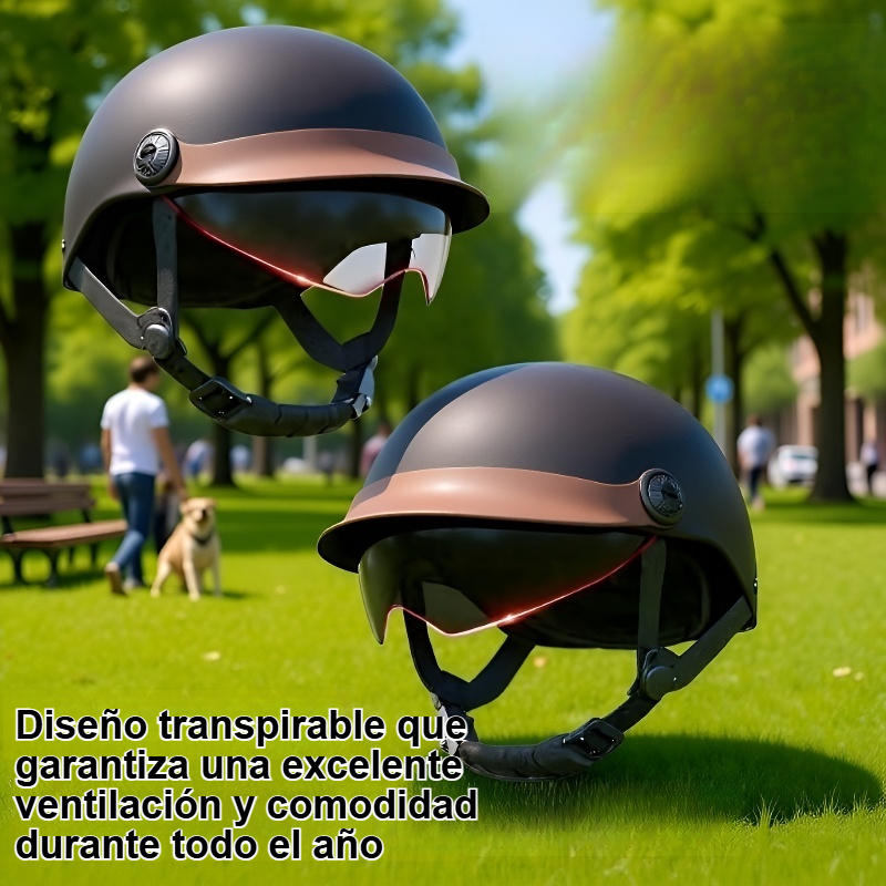 Casco transpirable y ligero para todas las estaciones.