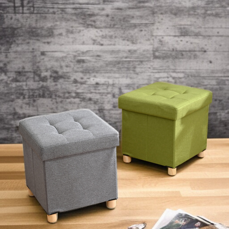 가정용 수납 걸상 다용도 접이식 소파 보강형 수납 걸상 수납 기능 수납 걸상