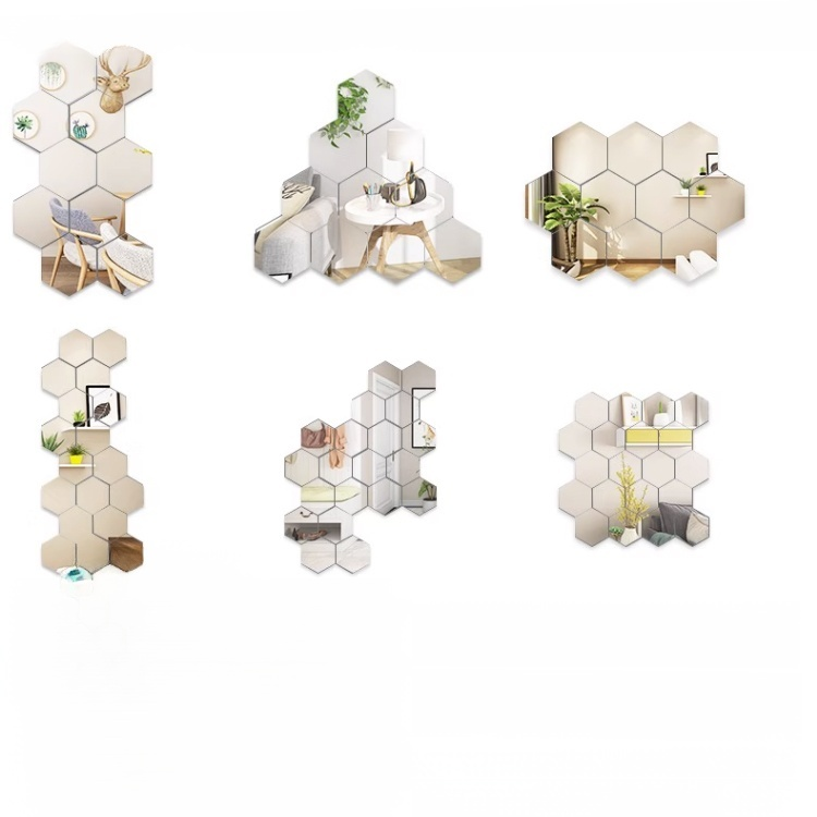 Artistic Acrylic Mirror Wall Stickers