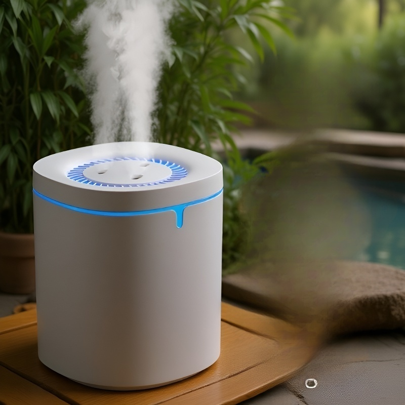 컬러풀 대용량 사무실 침실 무음 가습기