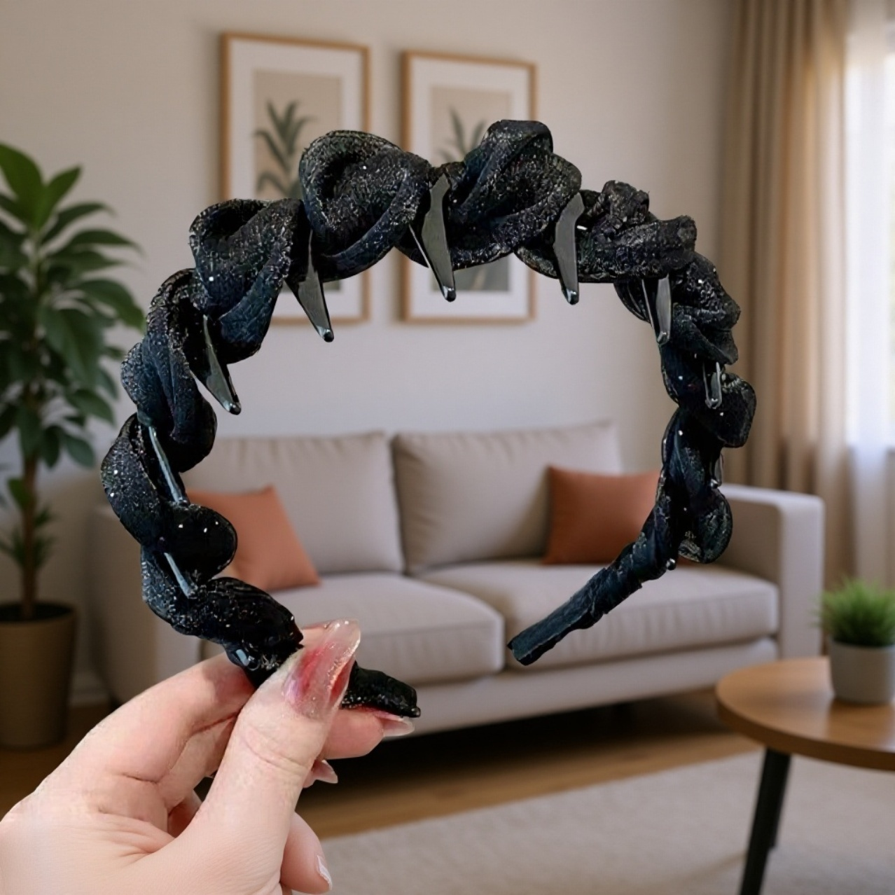 다양한 색상의 하이 크라운 헤드밴드