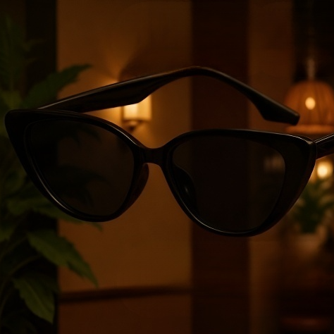 室内でも使えるおしゃれなサングラス