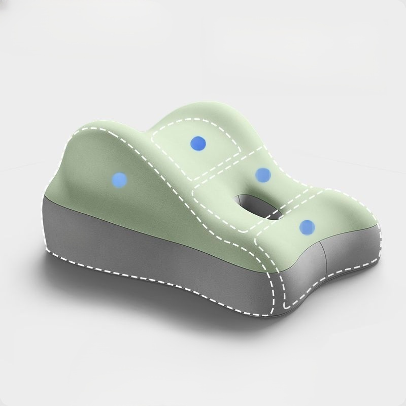 Ergonomic corrective support pillow