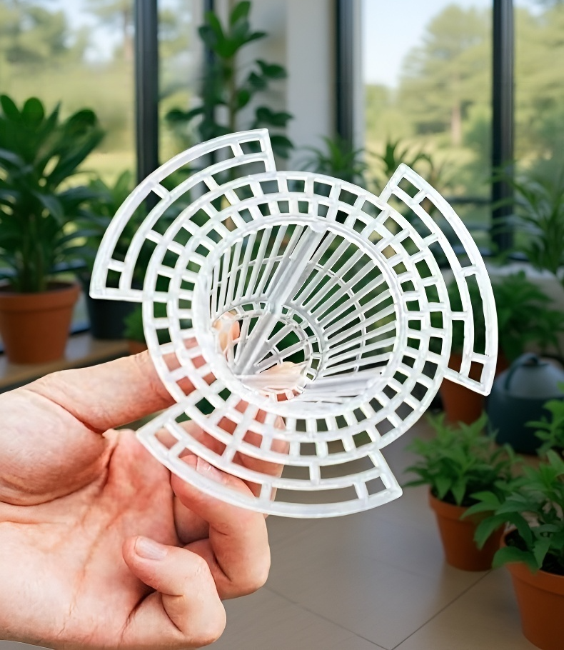 Detalle de almohadilla cónica para plantas