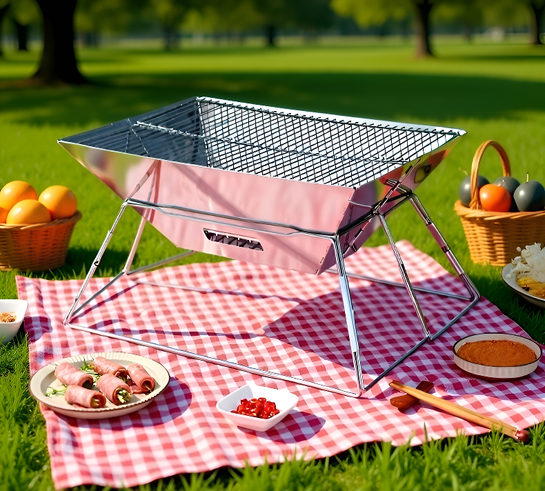 야외 바비큐 준비 도구