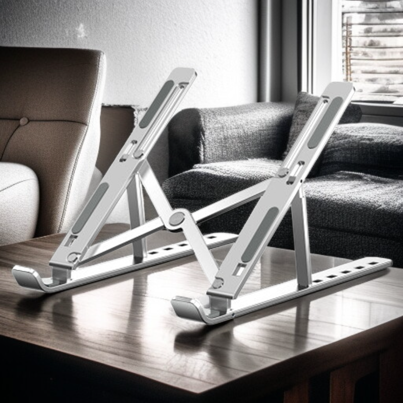 사무실용 높이 조절 알루미늄 노트북 받침대