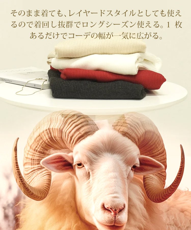 【超あったかハイネックニット】❤️週間売上第1位！カラー新登場で❤️全品期間限定50%オフ