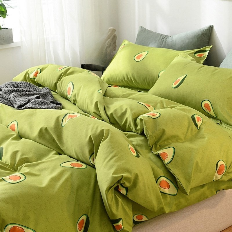 Funda de edredón individual de algodón