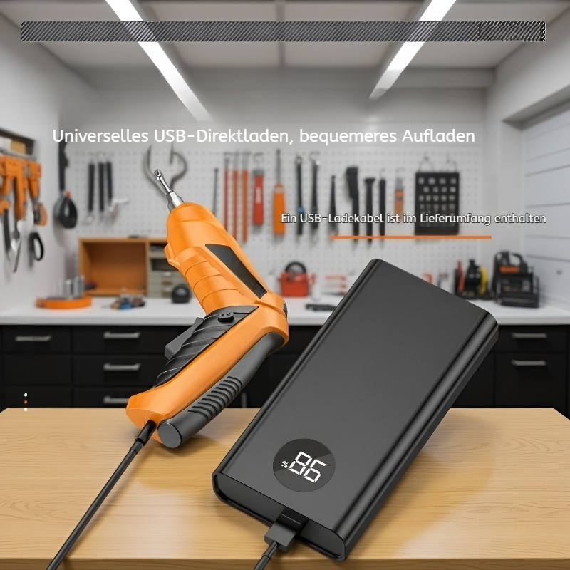 Wiederaufladbarer Mini-Elektroschrauber für den Hausgebrauch