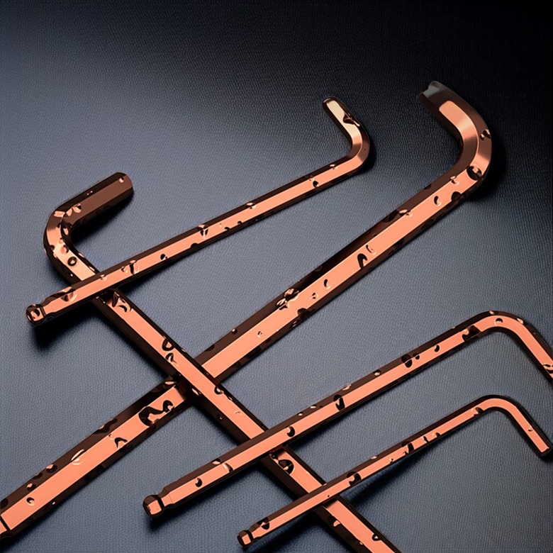 Llave universal automática de combinación de flor de ciruelo hexagonal