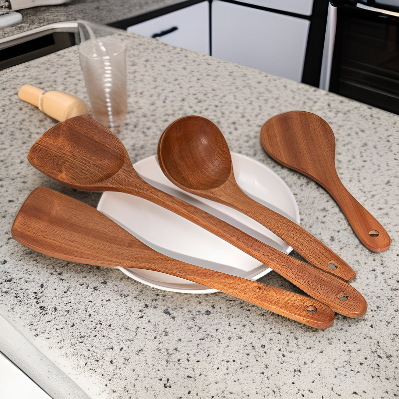 Haushaltsholzschaufel aus Ebenholz